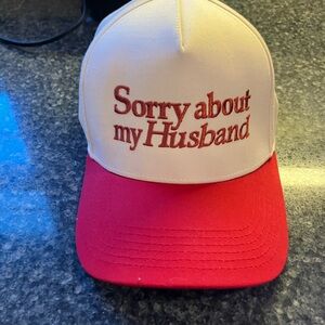 Sorry About My Husband Trucker Hat